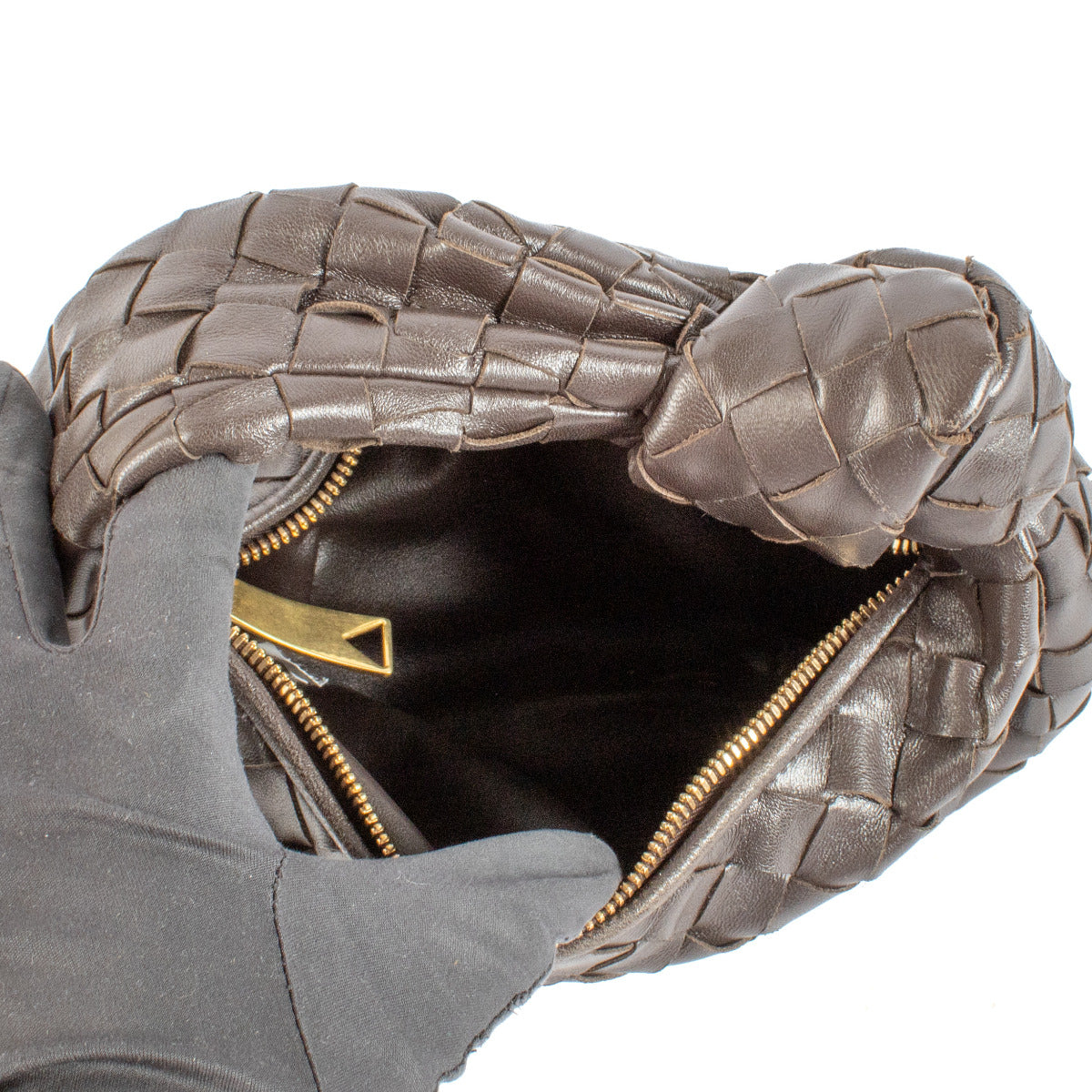 Bottega Veneta Fondant Brown Leather Mini Jodie Bag