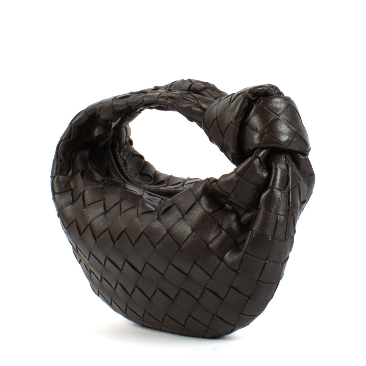 Bottega Veneta Fondant Brown Leather Mini Jodie Bag