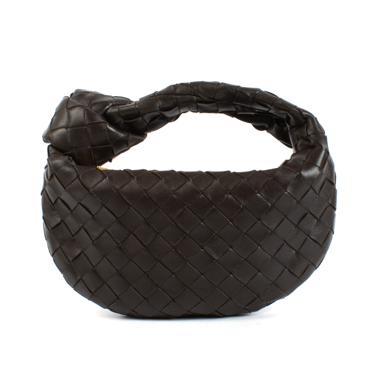 Bottega Veneta Fondant Brown Leather Mini Jodie Bag