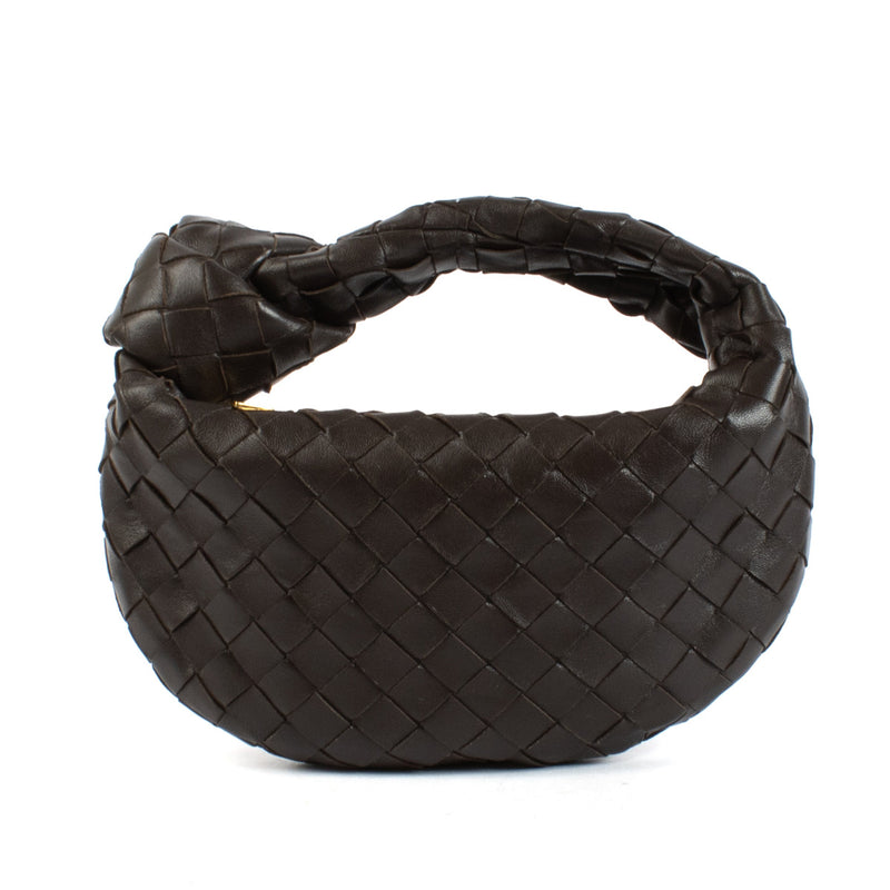 Bottega Veneta Fondant Brown Leather Mini Jodie Bag