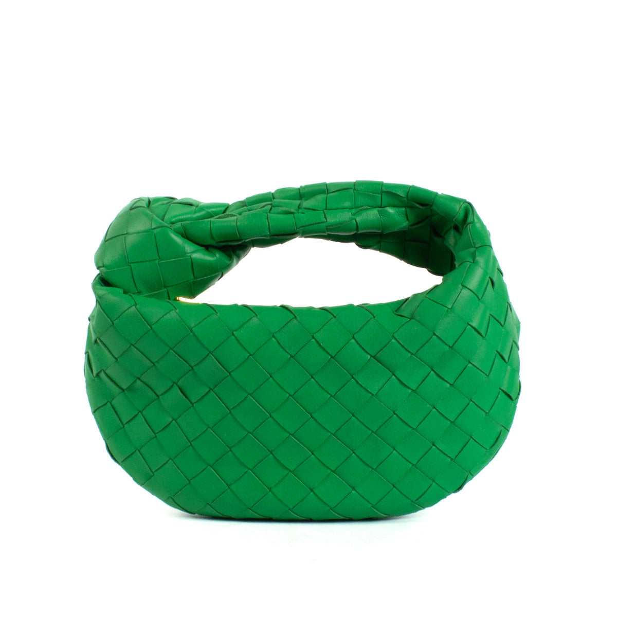 Bottega Veneta Parakeet Green Leather Mini Jodie Bag