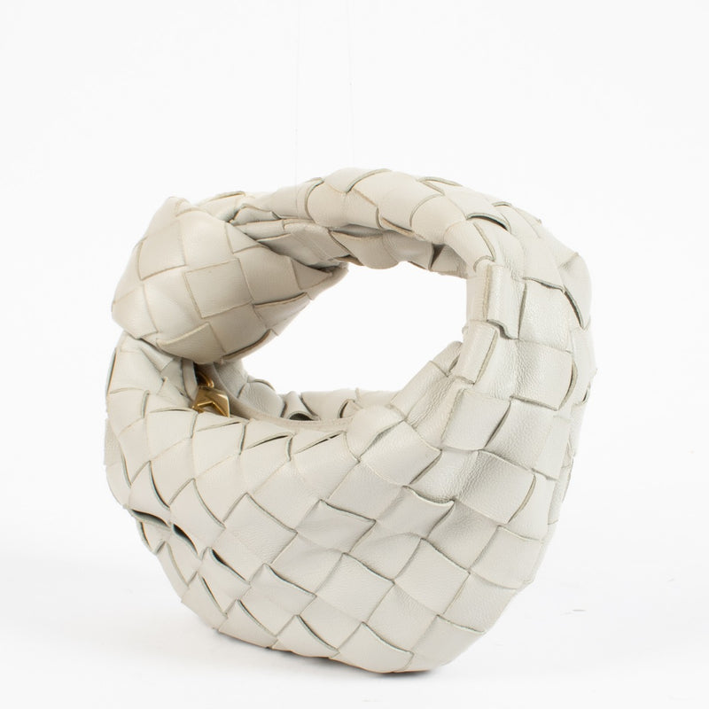authentic preloved Bottega Veneta White Candy Jodie on labellov.com