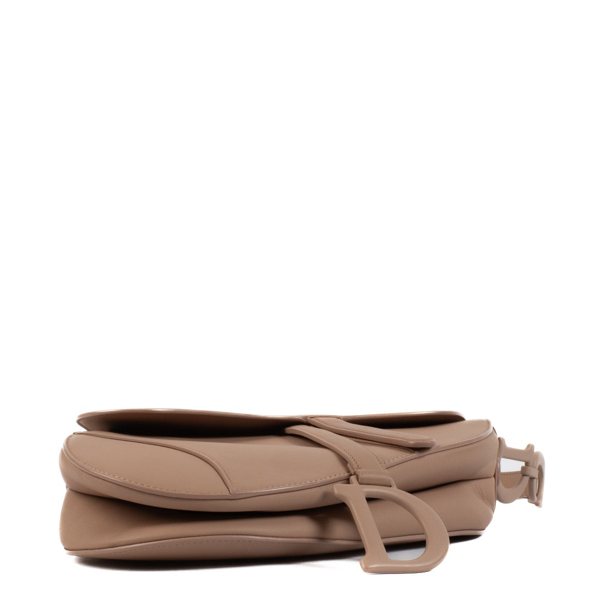 Authentic second hand Christian Dior Blush Ultramatte Calfskin Saddle Bag on www.labellov.com