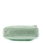 shop 100% authentic second hand Prada Green Crystal Satin Re-Edition 2000 Bag on Labellov.com