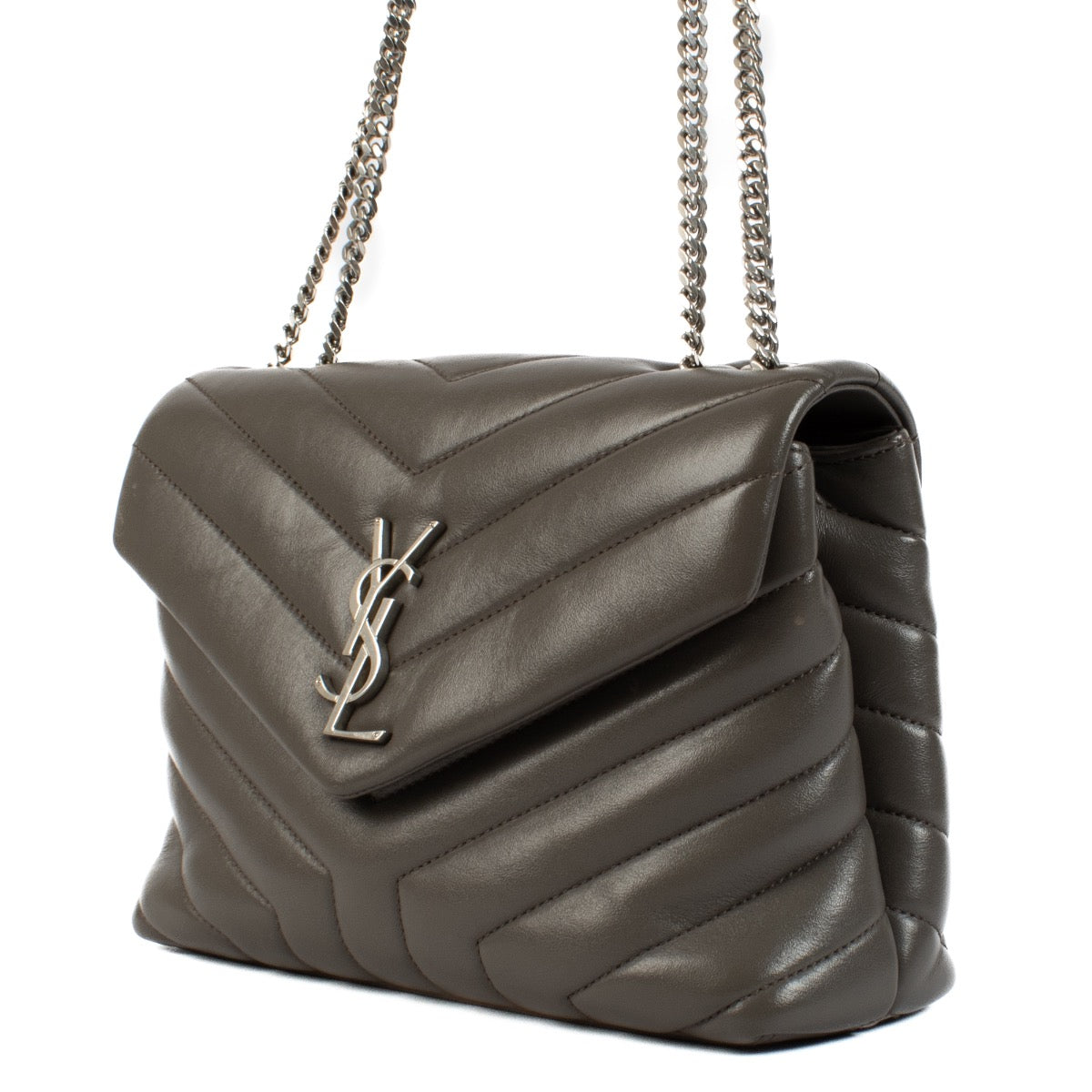 shop 100% authentic second hand Saint Laurent Taupe Loulou Small Bag on Labellov.com