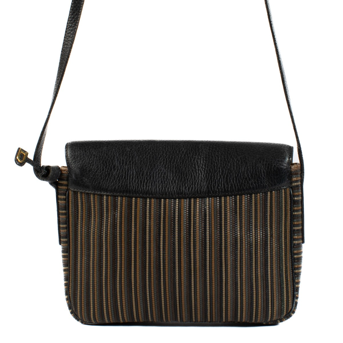 Shop 100% authentic Delvaux Blue Toile De Cuir Crossbody at Labellov.com.
