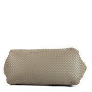 Shop safe online at Labellov in Antwerp, Brussels and Knokke this 100% authentic second hand Bottega Veneta Beige Intrecciato Boston Bag