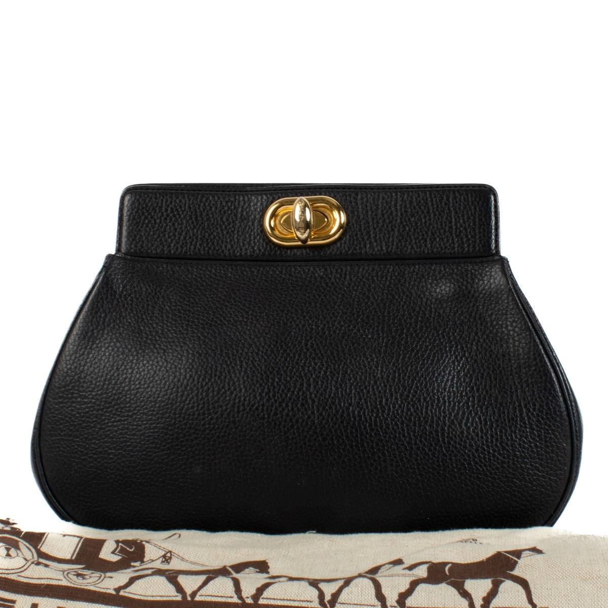 Delvaux Blue Leather Paradise Clutch