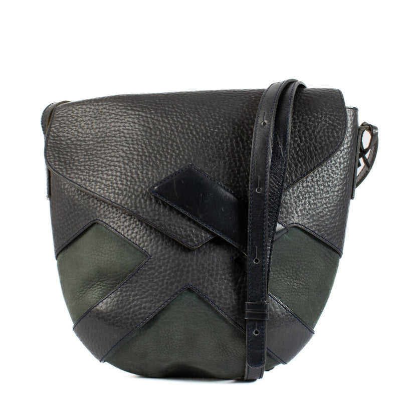 Shop 100% authentic Delvaux Blue Vintage Leather Crossbody Bag at Labellov.com.