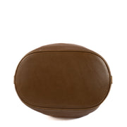 Shop 100% authentic Delvaux Brown Calicot Bucket Bag at Labellov.com.