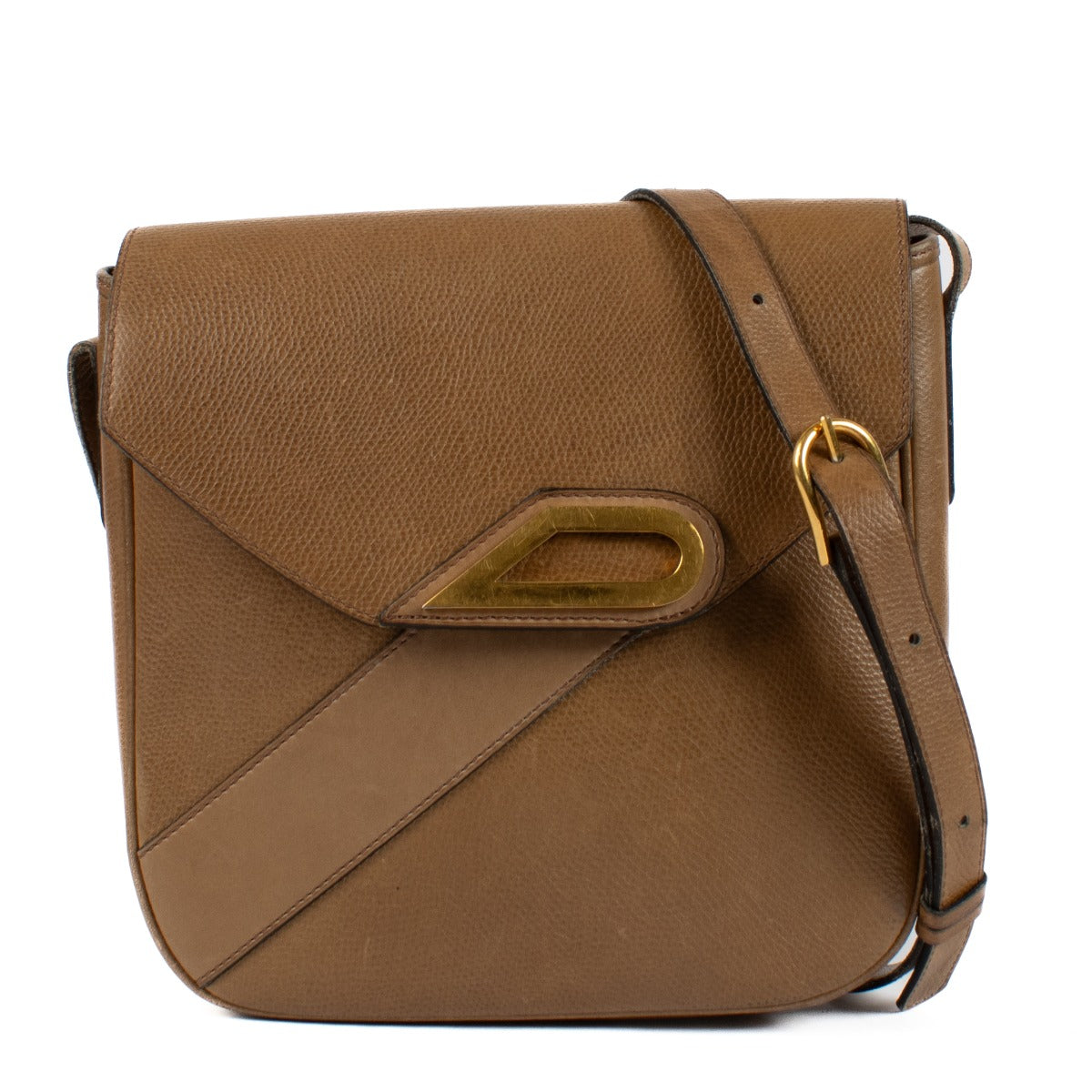 Shop 100% authentic Delvaux Brown Vintage Crossbody Bag at Labellov.com.