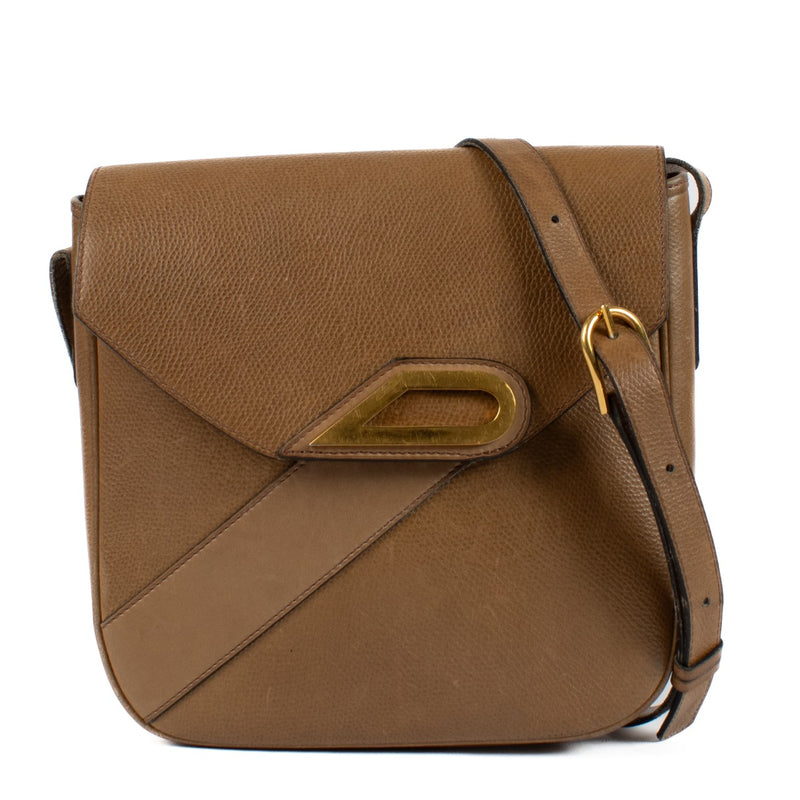 Shop 100% authentic Delvaux Brown Vintage Crossbody Bag at Labellov.com.