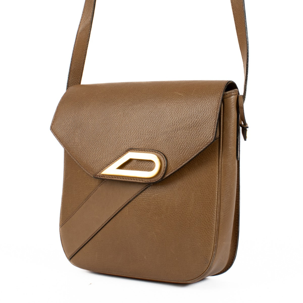 Shop 100% authentic Delvaux Brown Vintage Crossbody Bag at Labellov.com.