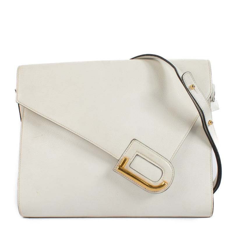 Shop 100% authentic Delvaux White Leather Vintage Crossbody Bag at Labellov.com.