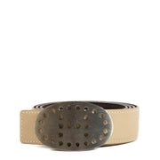 Shop safe online at Labellov in Antwerp, Brussels and Knokke this 100% authentic second hand Hermès Reversible Beige Evelyn Belt - Size 100