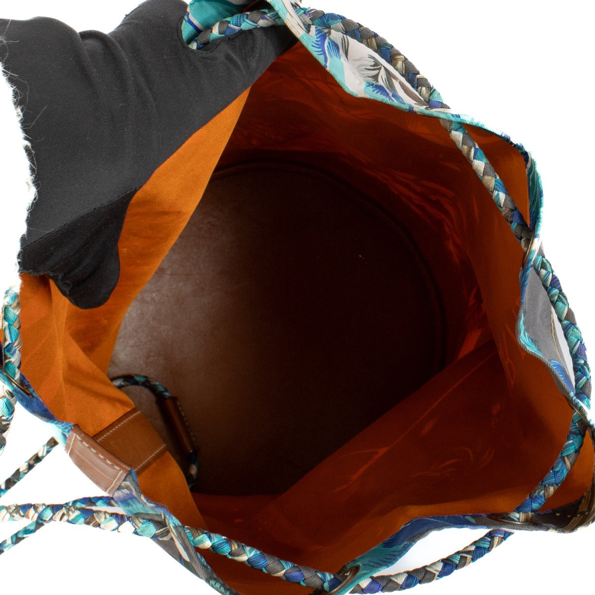 Hermès Multicolor Brazil Silk Soie Cool Bag