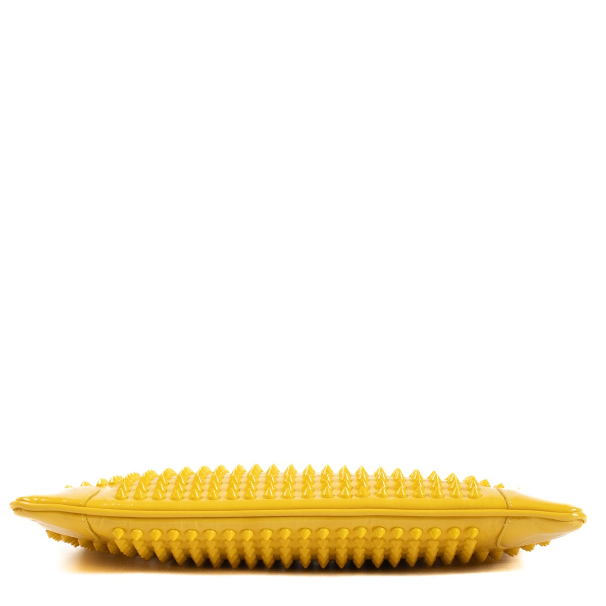 shop 100% authentic second hand Christian Louboutin Yellow Studded Loubiposh Chain Clutch on Labellov.com