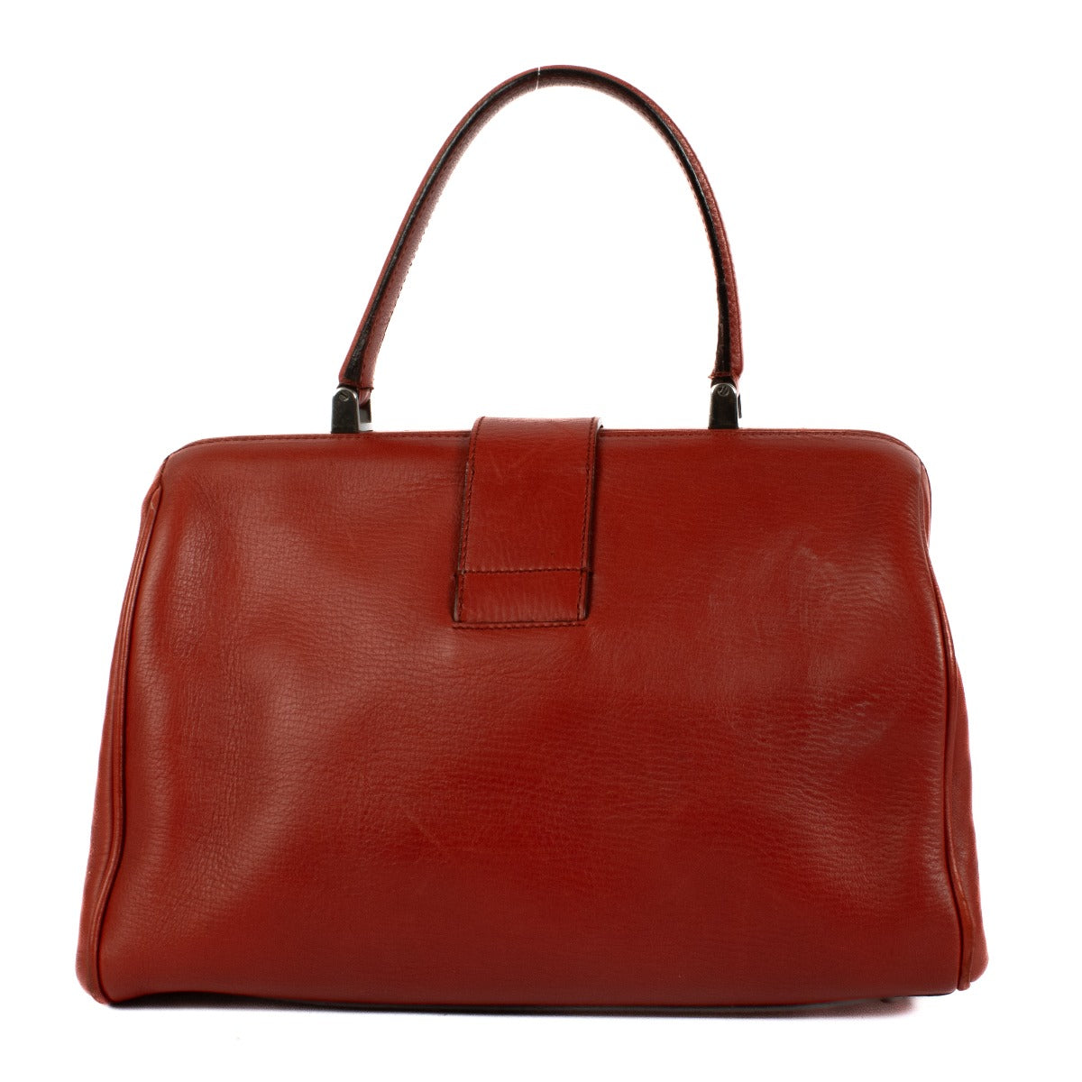 Shop 100% authentic Prada Red Leather Top handle Bag at Labellov.com.