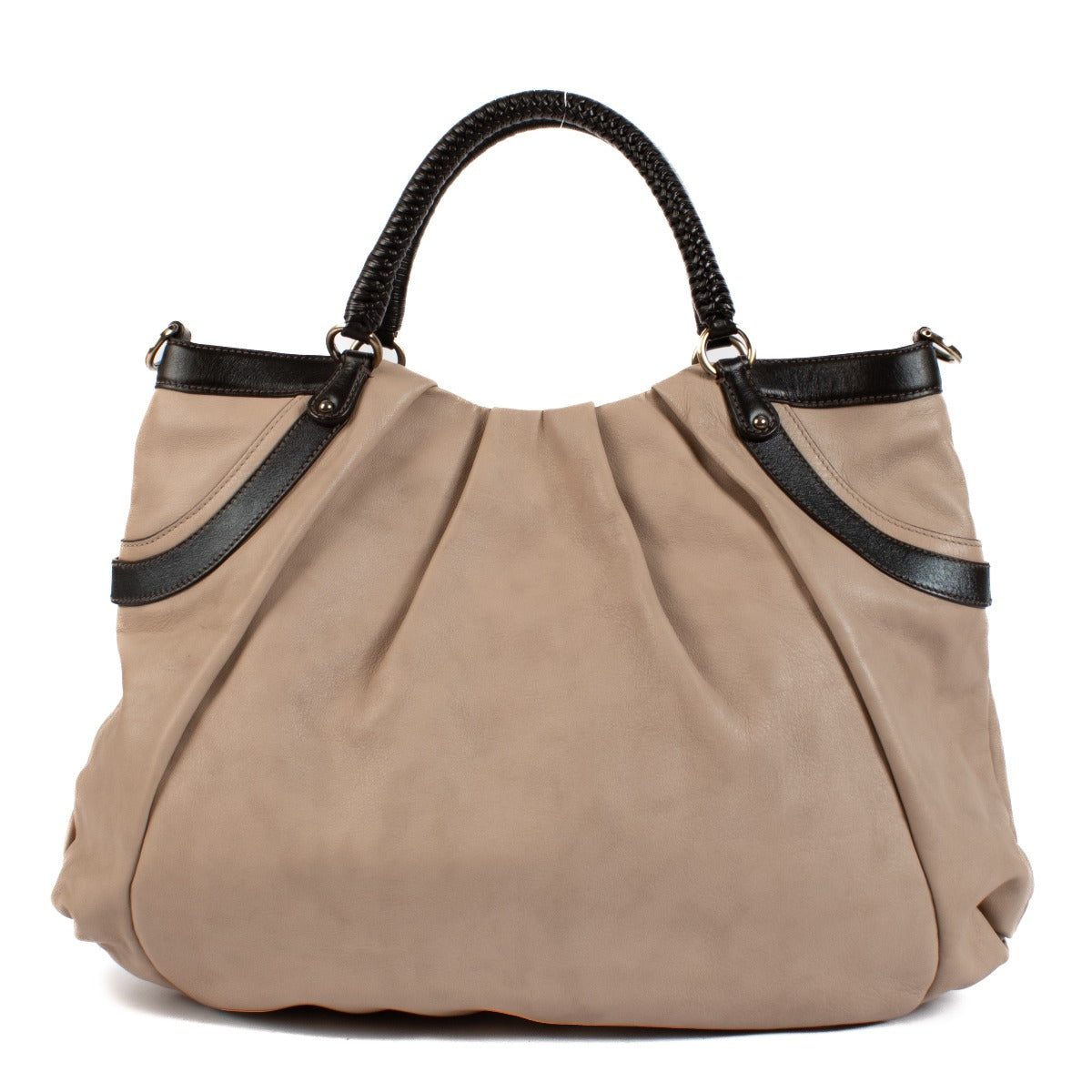 Ferragamo Nude Leather Large Tote Bag