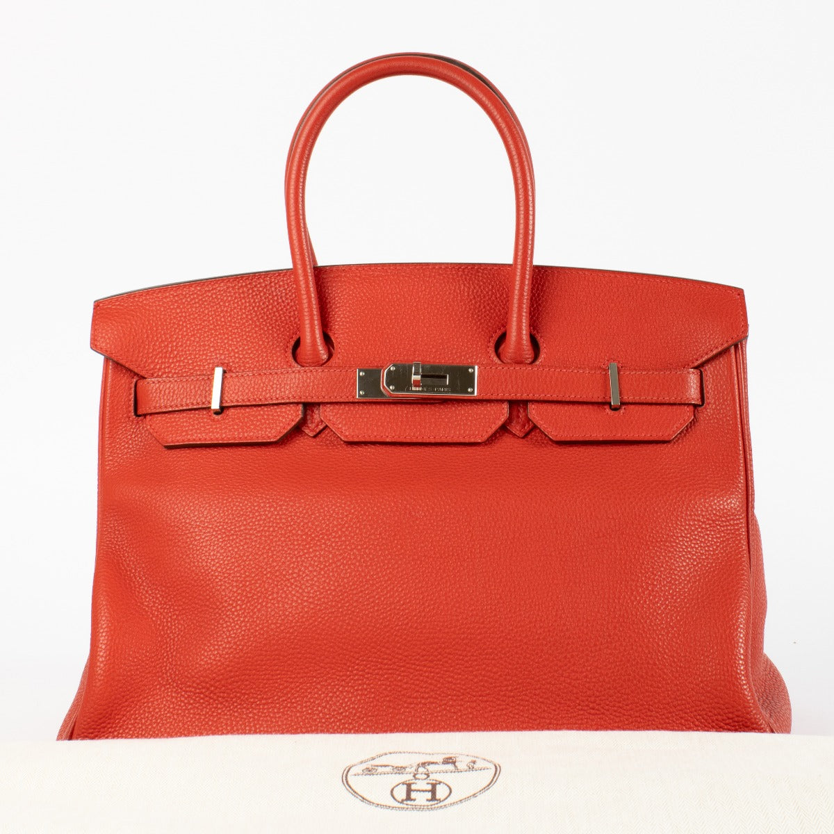 Hermès Birkin 35 Rouge Casaque Togo PHW