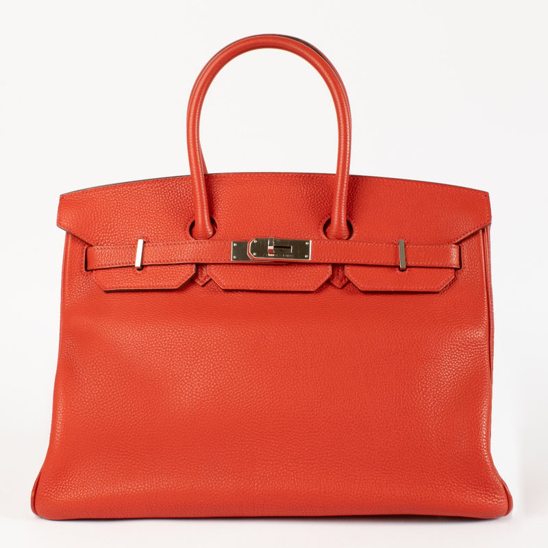 Hermès Birkin 35 Rouge Casaque Togo PHW