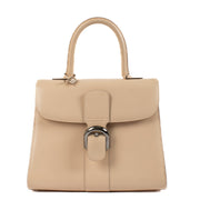 Shop 100% authentic Delvaux Cream Box Calf Leather Brillant MM Top Handle at Labellov.com.