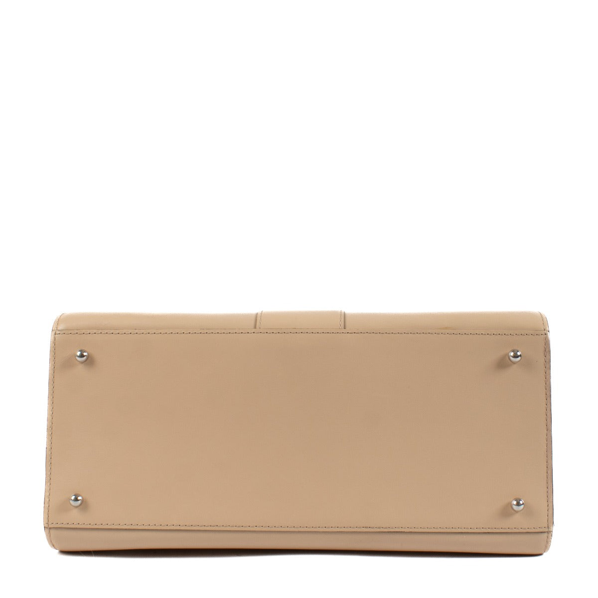 Shop 100% authentic Delvaux Cream Box Calf Leather Brillant MM Top Handle at Labellov.com.