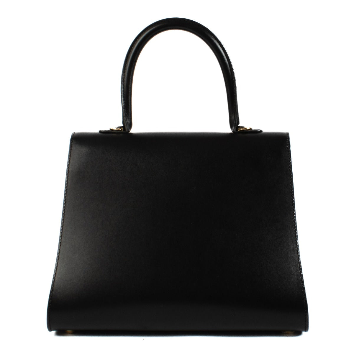 Shop 100% authentic Delvaux Black/Red Box Calf Leather Brillant MM Top Handle at Labellov.com.