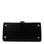 Shop 100% authentic Delvaux Black/Red Box Calf Leather Brillant MM Top Handle at Labellov.com.