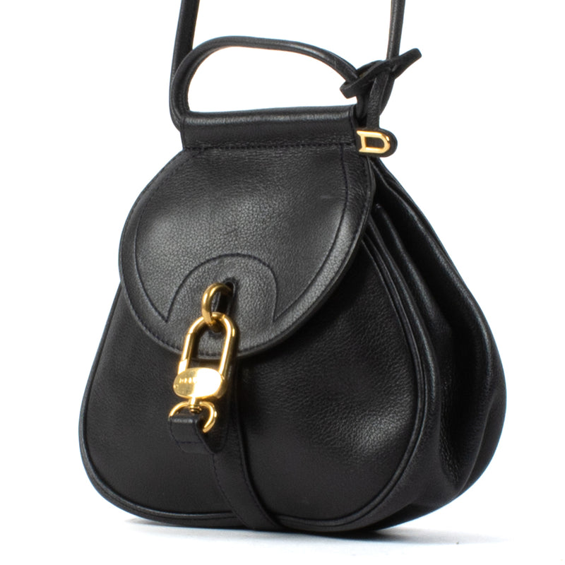 Delvaux Blue Cerceau Mini Bag