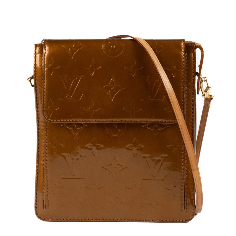 Louis Vuitton Bronze Monogram Vernis Mott Bag