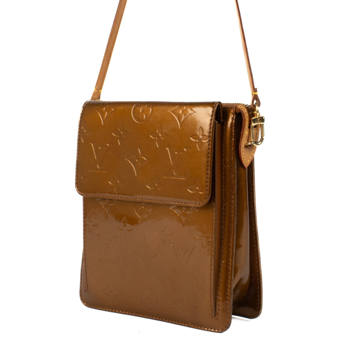 Louis Vuitton Bronze Monogram Vernis Mott Bag