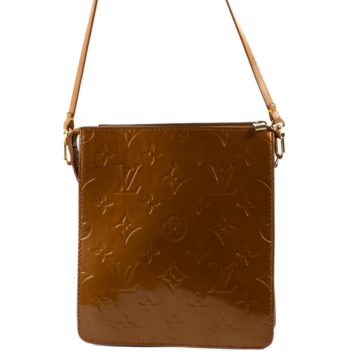 Louis Vuitton Bronze Monogram Vernis Mott Bag