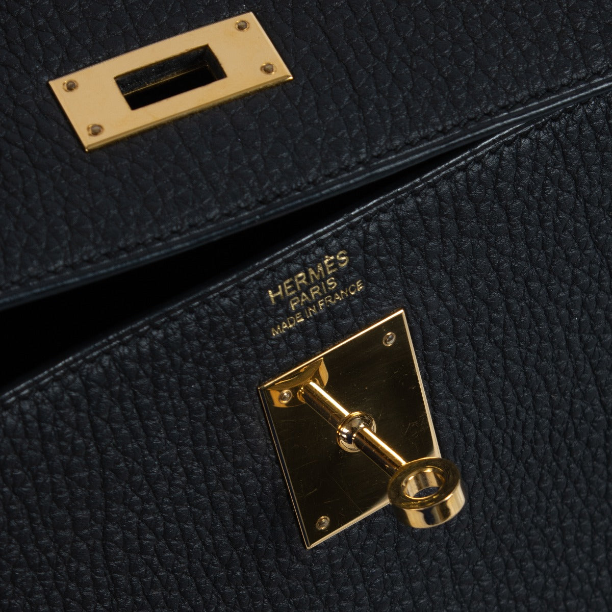 Hermès Kelly 32 Bleu Indigo Taurillon Clemence GHW