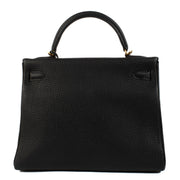 Hermès 2020 Kelly 32 Bleu Indigo Taurillon Clemence GHW