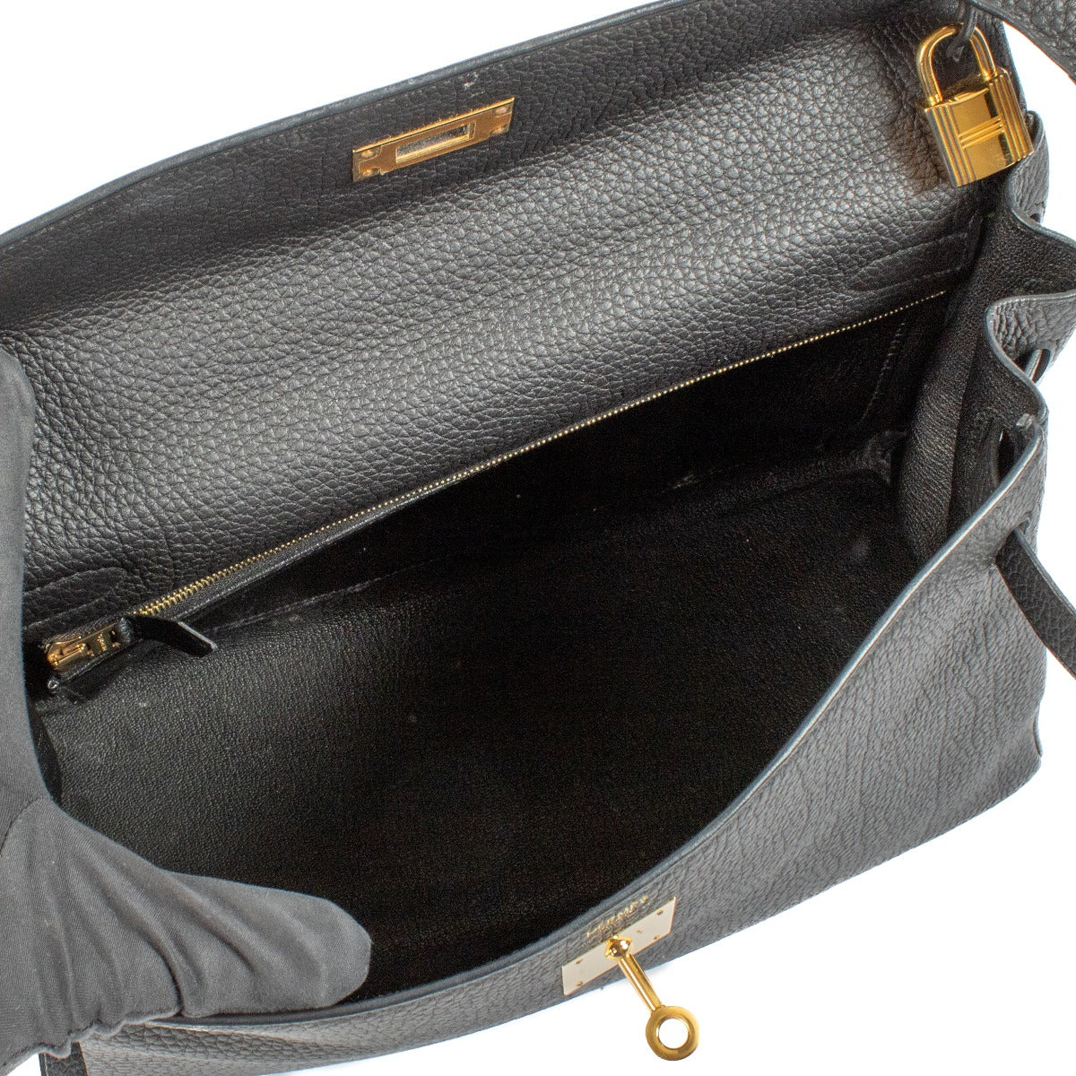 Hermès Kelly 32 Bleu Indigo Taurillon Clemence GHW