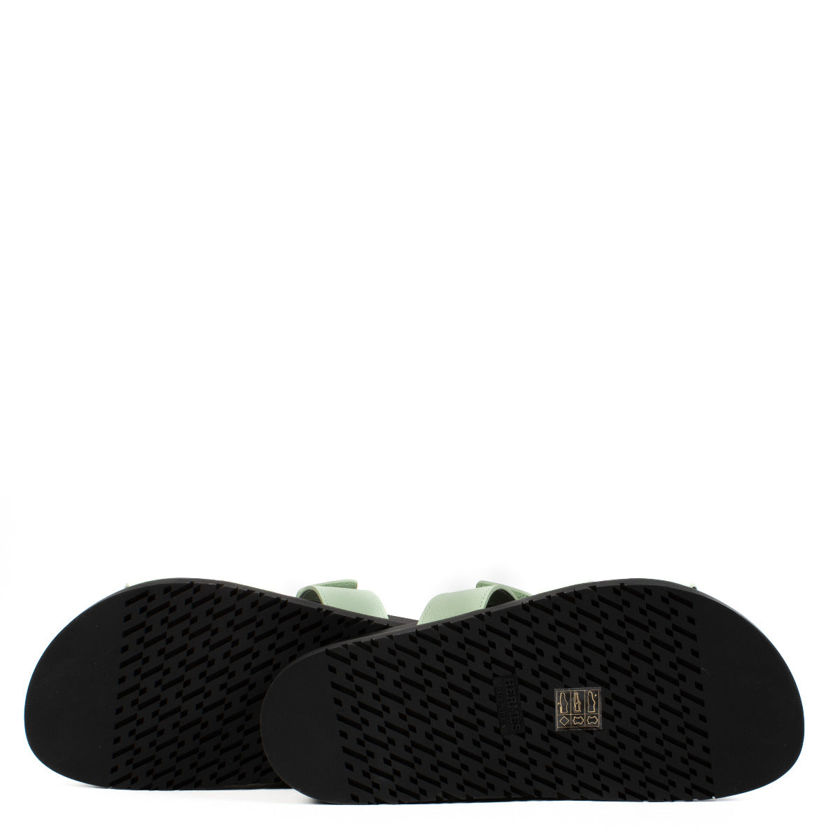 Hermès Chypre Sandalen Epsom Vert Jade - maat 36