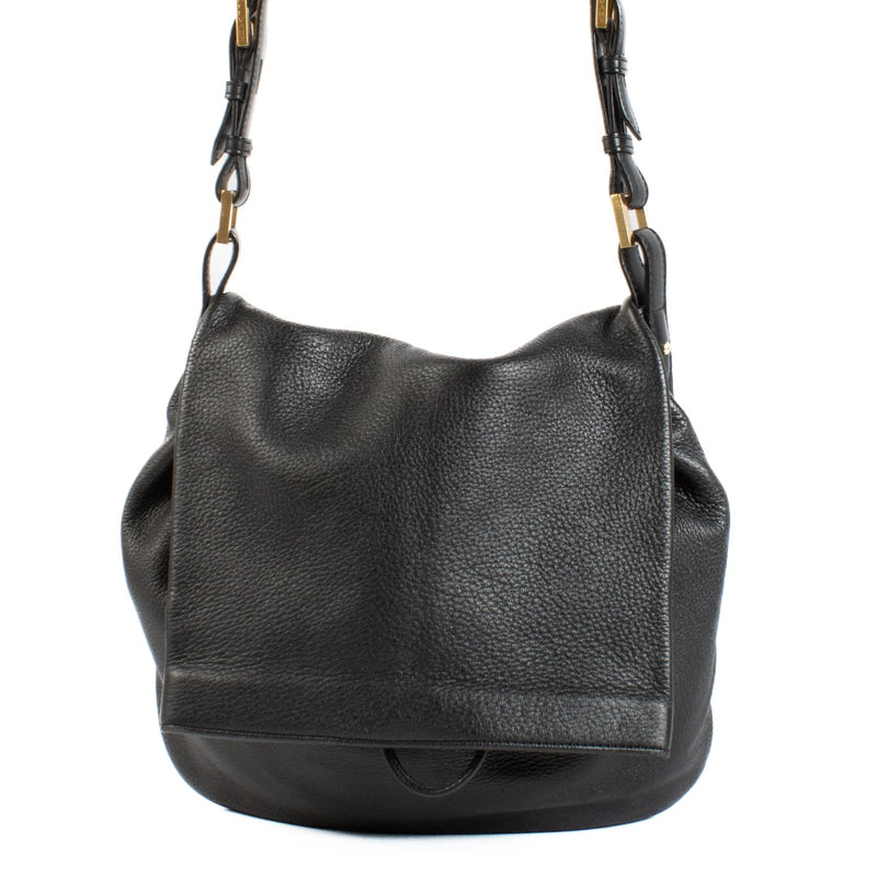 Shop safe online at Labellov in Antwerp, Brussels and Knokke this 100% authentic second hand Delvaux Black Cerf Le Leon PM Shoulder Bag