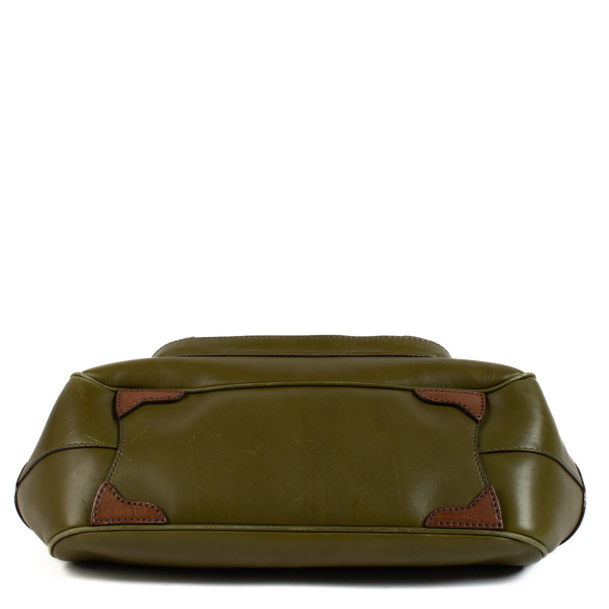 Shop 100% authentic Prada Kaki Leather Shoulder Bag at Labellov.com.