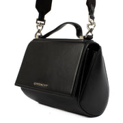 Shop 100% authentic Givenchy Black Leather Mini Pandora Box Crossbody Bag at Labellov.com.