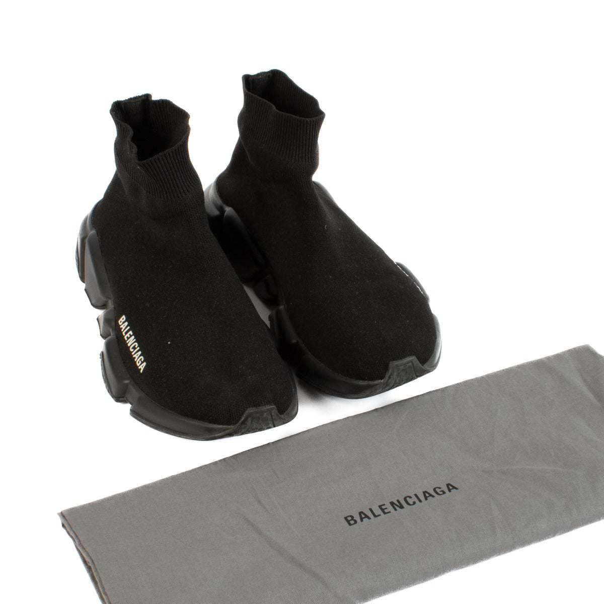 Shop 100% authentic second-hand Balenciaga Black Speed Recycled Knit Sneaker - Size 37 on Labellov.com