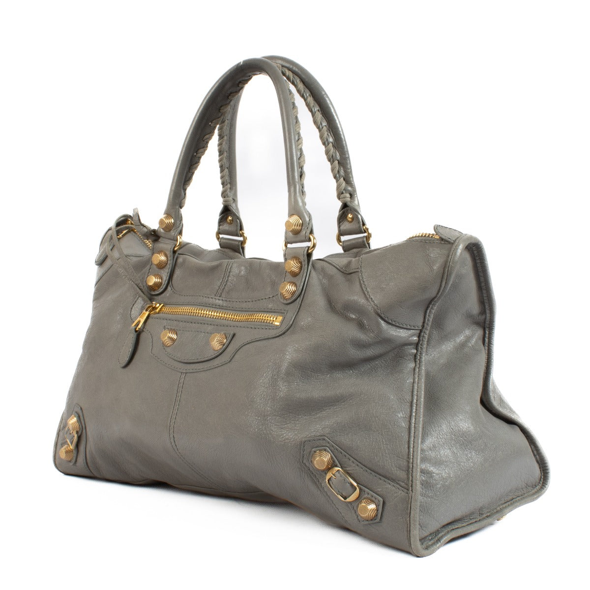 Balenciaga Gris Pyrite Giant 21 Work Handbag