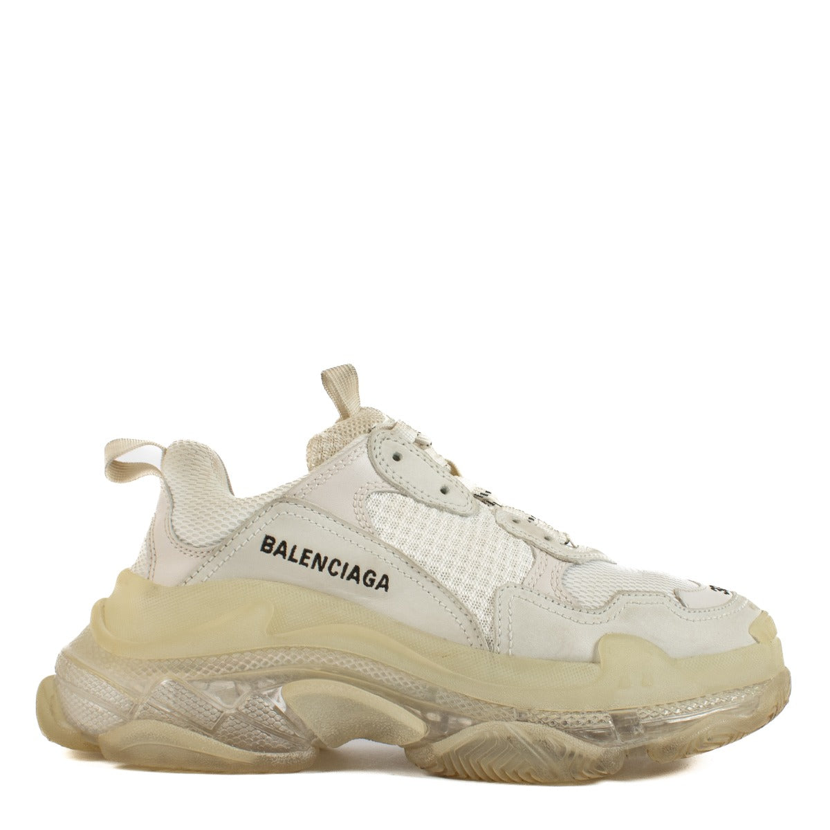 Shop 100% authentic second-hand Balenciaga Sneacker Triple S Clear Soles White - Size 37 on Labellov.com