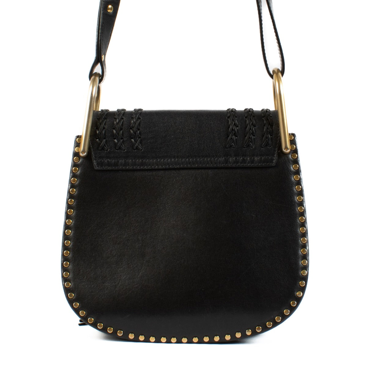 Chloé Zwarte Leren Hudson Kleine Crossbodytas