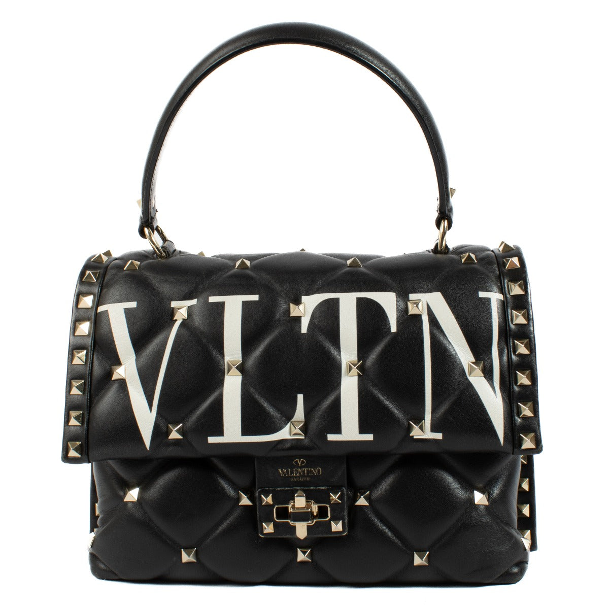 Valentino Garavani Black VLTN Candystud Bag