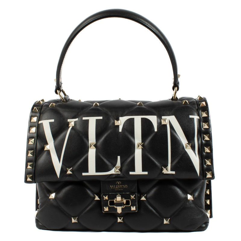 Valentino Garavani Black VLTN Candystud Bag