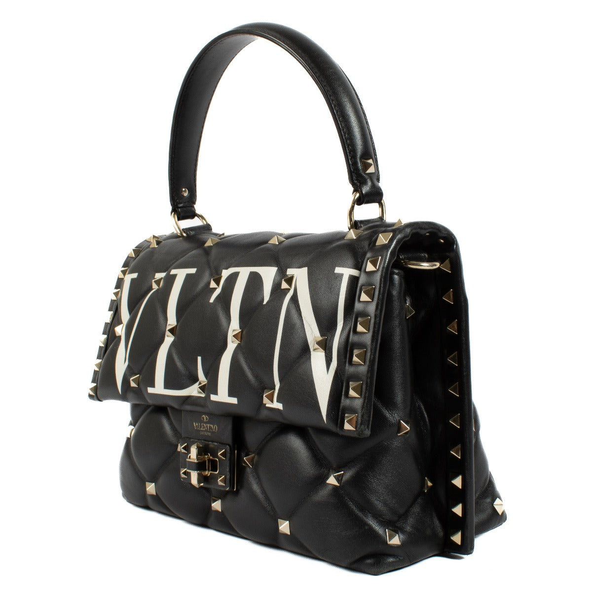 Valentino Garavani Black VLTN Candystud Bag