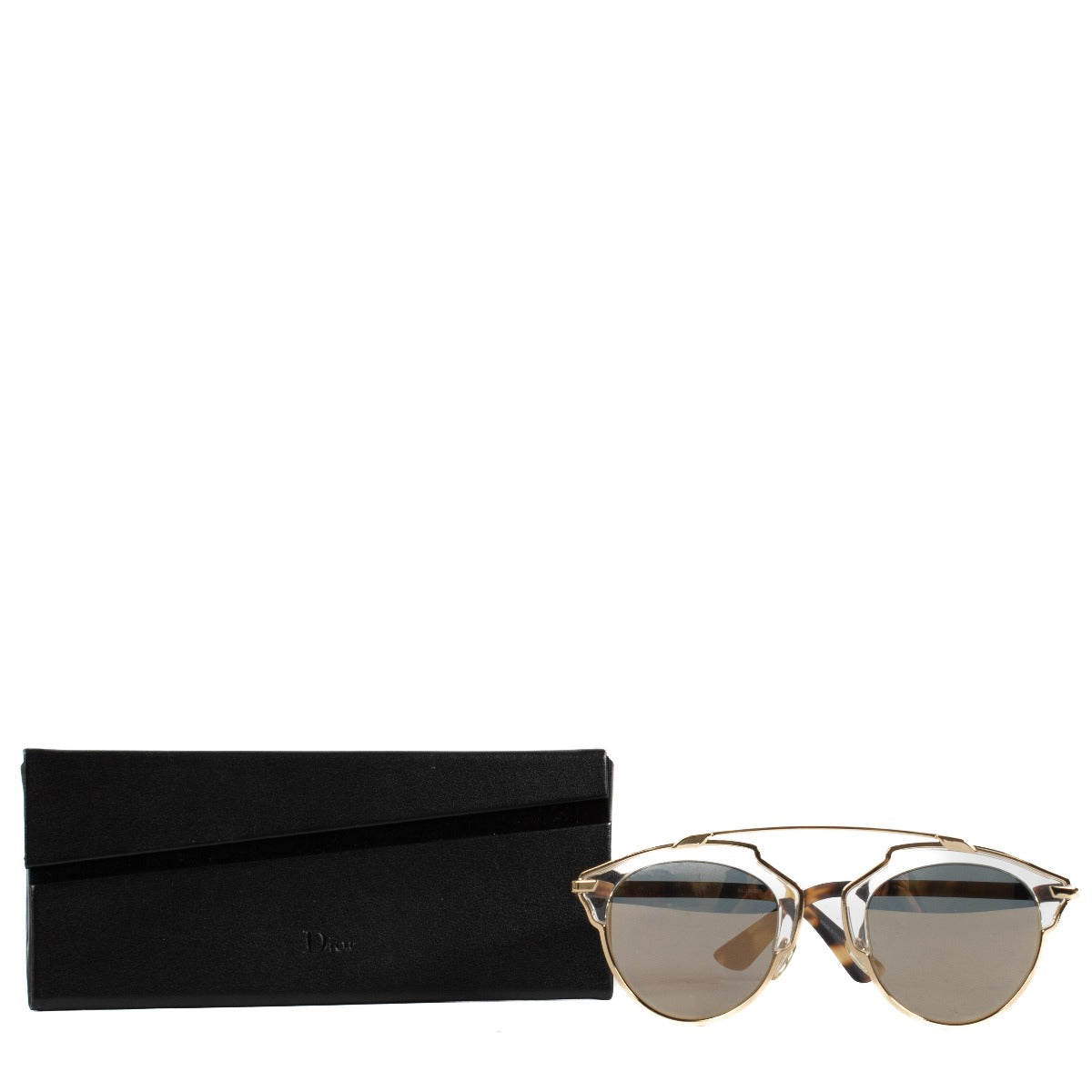 Shop 100% authentic secondhand Christian Dior Gold So Real Sunglasses on Labellov.com