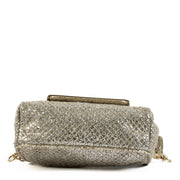 Shop 100% authentic secondhand Jimmy Choo Gold Rebel Glitter Mini Crossbody Bag online on Labellov.com
