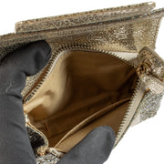 Shop 100% authentic secondhand Jimmy Choo Gold Rebel Glitter Mini Crossbody Bag online on Labellov.com